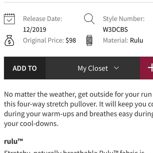 Lululemon Outrun the Elements 1/2 Zip Incognito Camo HTR Black 8 EUC - Picture 6 of 9